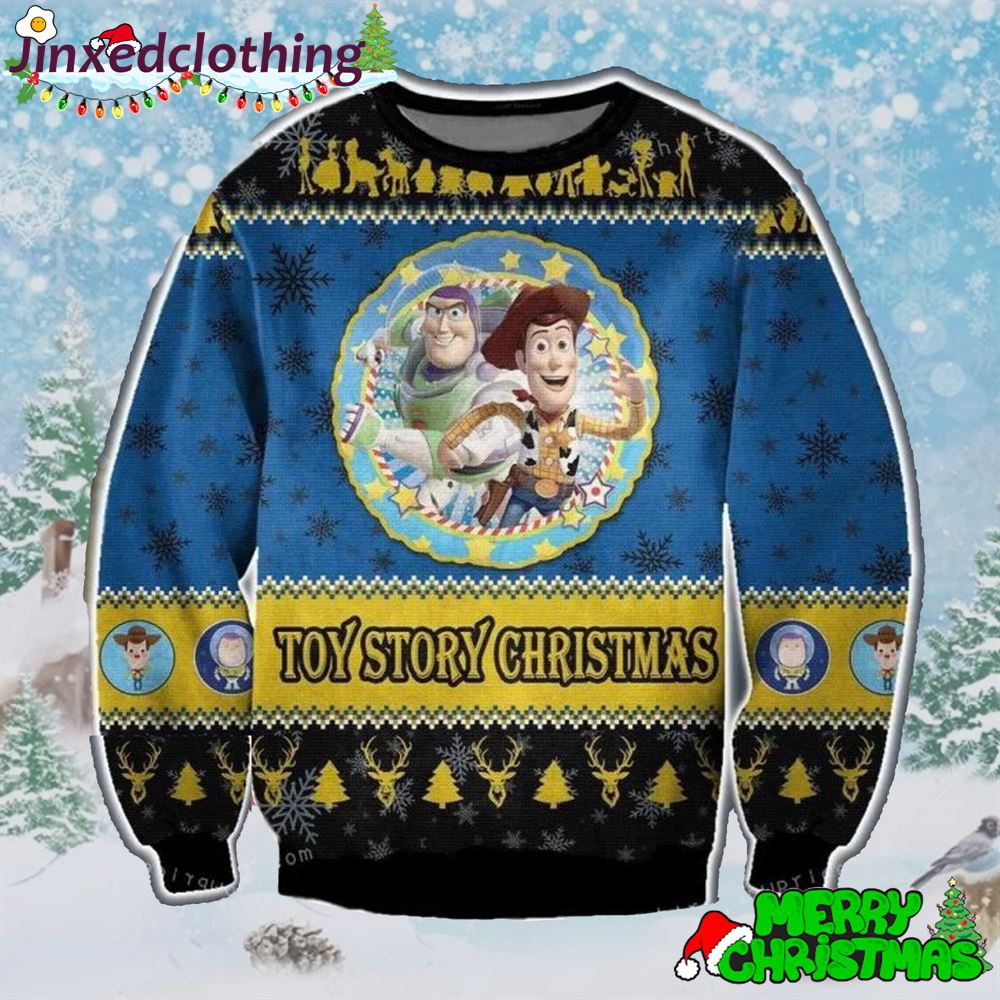 Woody And Buzz Toy Story Ugly Sweater Party 